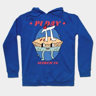 Pi Day Cute Cartoon Pie March 14 Hoodie